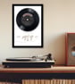 Wedding or Anniversary framed 7" vinyl with personalisation