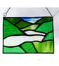 Lake District Panel Stained Glass Picture Landscape 016 Art