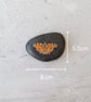 Butterfly Art Hand Painted Stone 'Comma Butterfly' - Image 6
