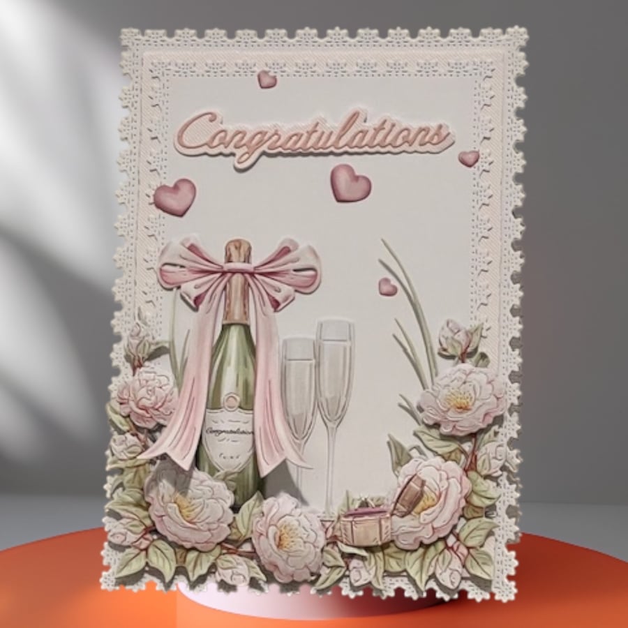 Handmade Engagement Card, Celebrations,  