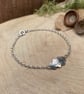 Handmade Silver Oak Leaf Bracelet