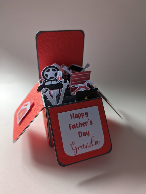 Mechanic Box Card Birthday Card