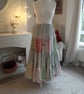 Romantic shabby chic patchwork skirt