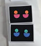 Colour Pop Dangly Stud Earrings - Image 5