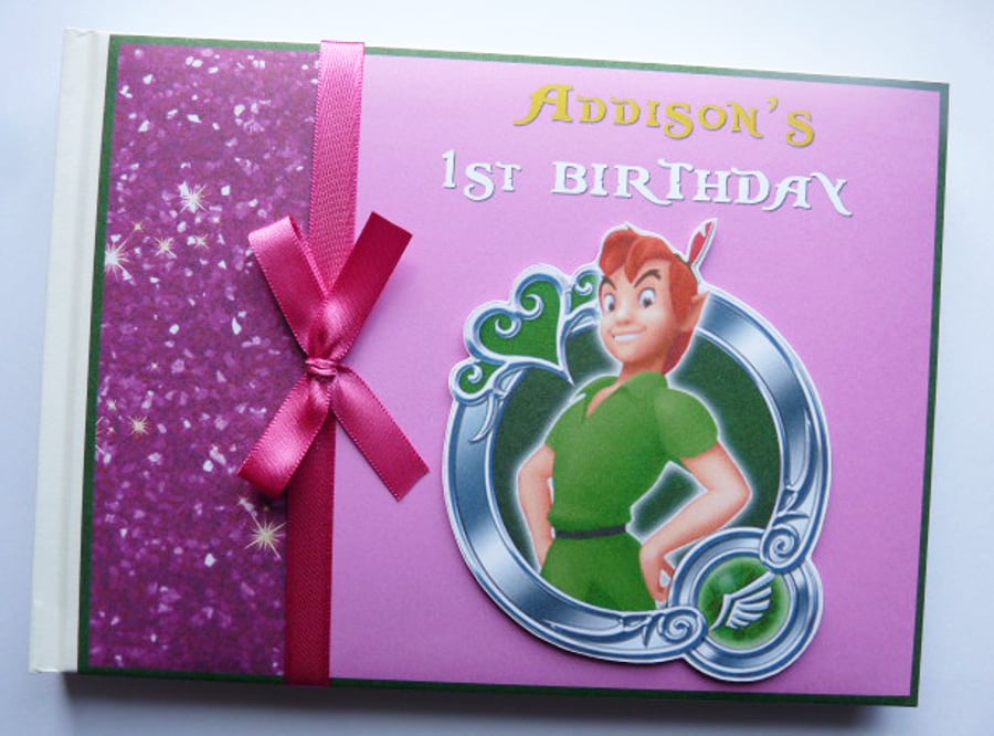 Personalised Peter Pan Birthday Guest Book
