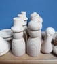 5 x Rounded  body 7cm peg dolls Lady in  Hat beechwood  EN71 1-2-3 certified - Image 5