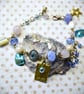 Starlight Boho Gemstone Mix Charm Bracelet - Image 1