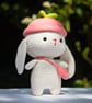 Crochet Bunny Rabbit - Peach Bunny Amigurumi Plushy