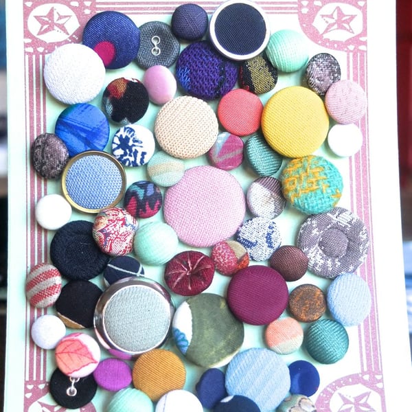 58 Vintage Covered Buttons