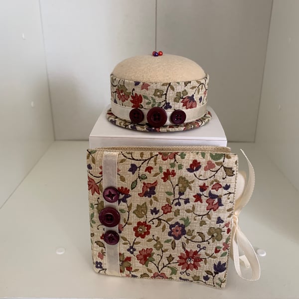Pincushion and Needlebook Set