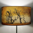 Hawthorn Trees Drum Lampshade by Lily Greenwood - Large - 45cm