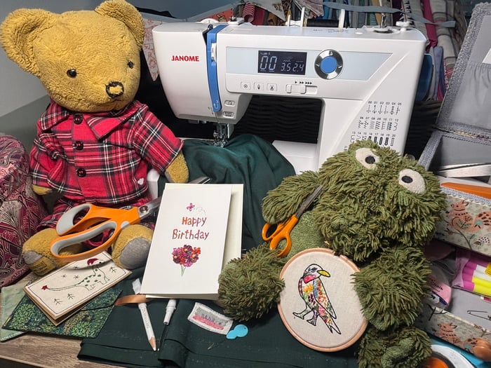 Balzoar and Bear Embroidery