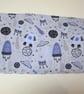 Spaceship Fabric Pencil Roll includes 8 pencils - Image 2