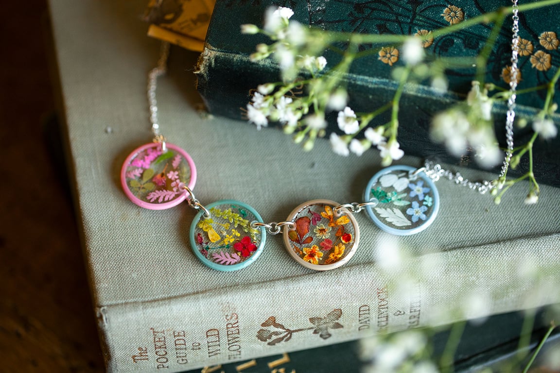Four Seasons Disc Necklace