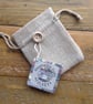Repurposed embroidery felt brooch badge - Image 3