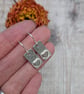 Sterling Silver Rectangle Earrings with Hearts - JBJ1058 - Image 8