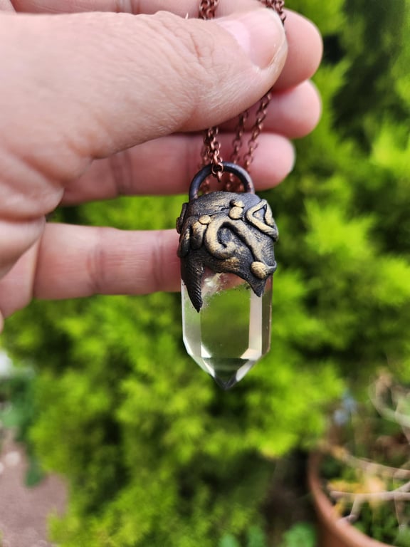 Citrine pendant Gemstone. crystal Jewellery gifts