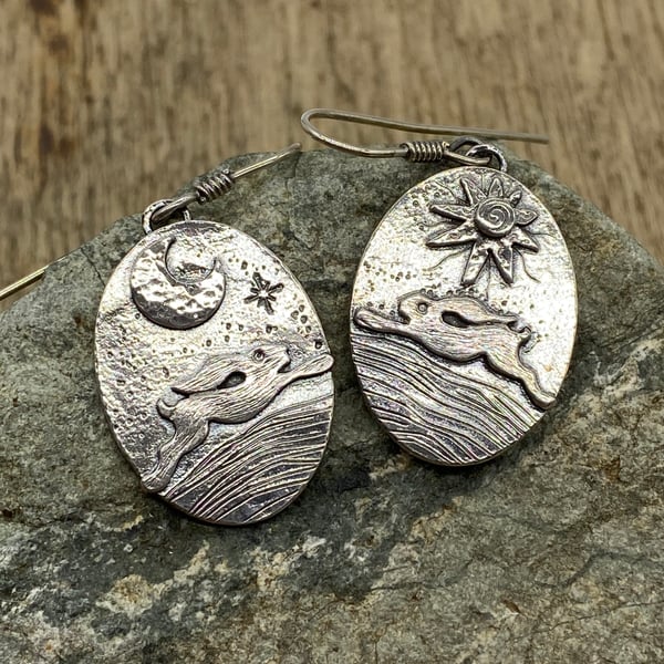 Running Hare Earrings