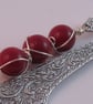 Red Jasper Bookmark, Wire Wrapped Bookmark, Red Bookmark - Image 5