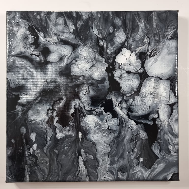 (36) An Acrylic Art workshop working towards a Monochrome Masterpiece