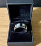 "Kingmaker" - Heavy Sterling Silver Ring - 15g - Made To Any Size - 10mm x 2.5mm - Image 4