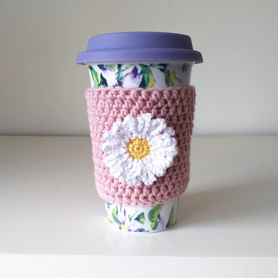 Daisy Cup Cosy, Christmas Letterbox Gift 