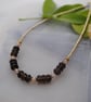 Smoky Quartz rondelle necklace - Image 1