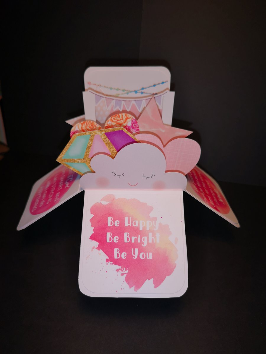 Inspirational Pink Box Card - any occasion