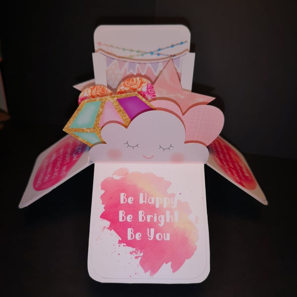 Inspirational Pink Box Card - any occasion