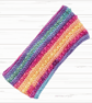 Crochet headband, ear warmer. Pastel rainbow twist ear warmer. Rainbow headband. - Image 9