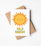 Hello Sunshine Cute Greetings card A6
