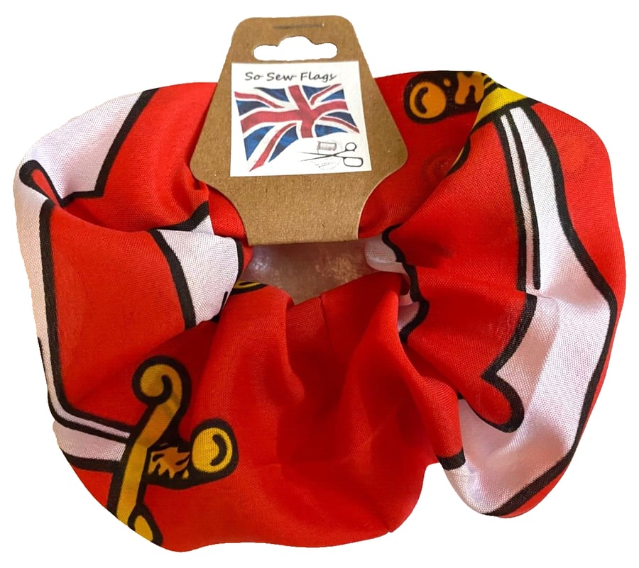 Essex London Flag Hair Scrunchie Scrunchies Accessory Band Elastic