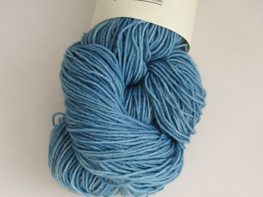 100g Indigo Dyed British BFL DK Wool Yarn