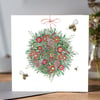 Bee Bauble Greeting card