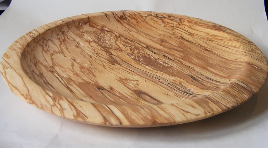 Spalted Birch Platter 160