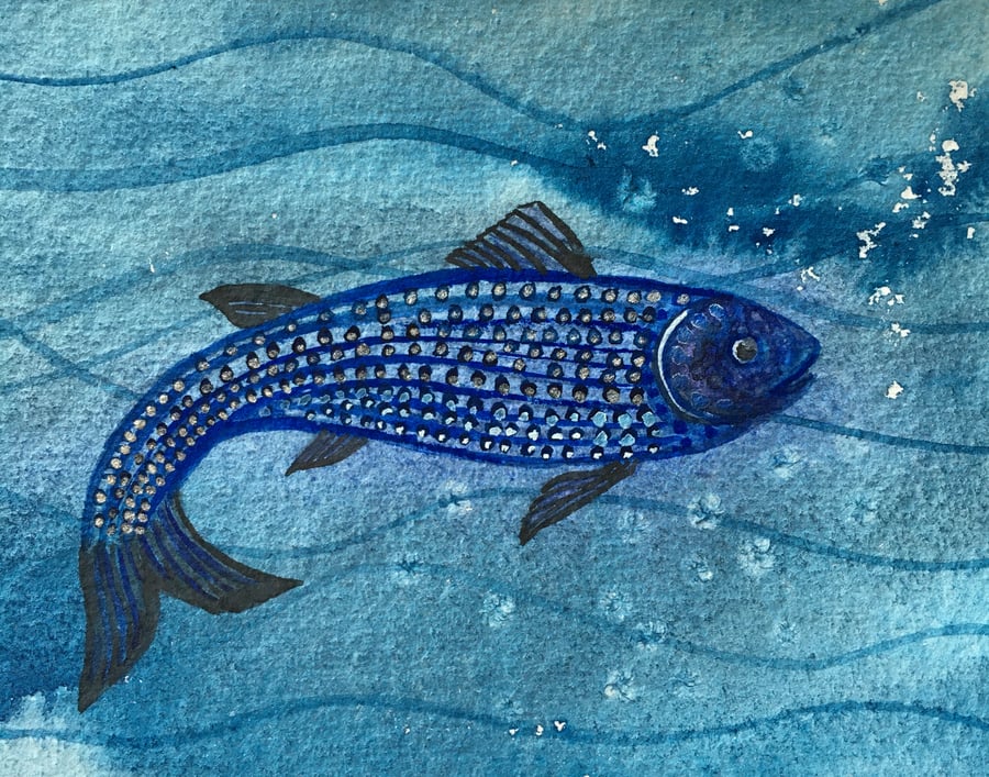 Spotted Fish painting 