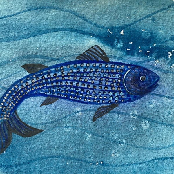 Spotted Fish painting 