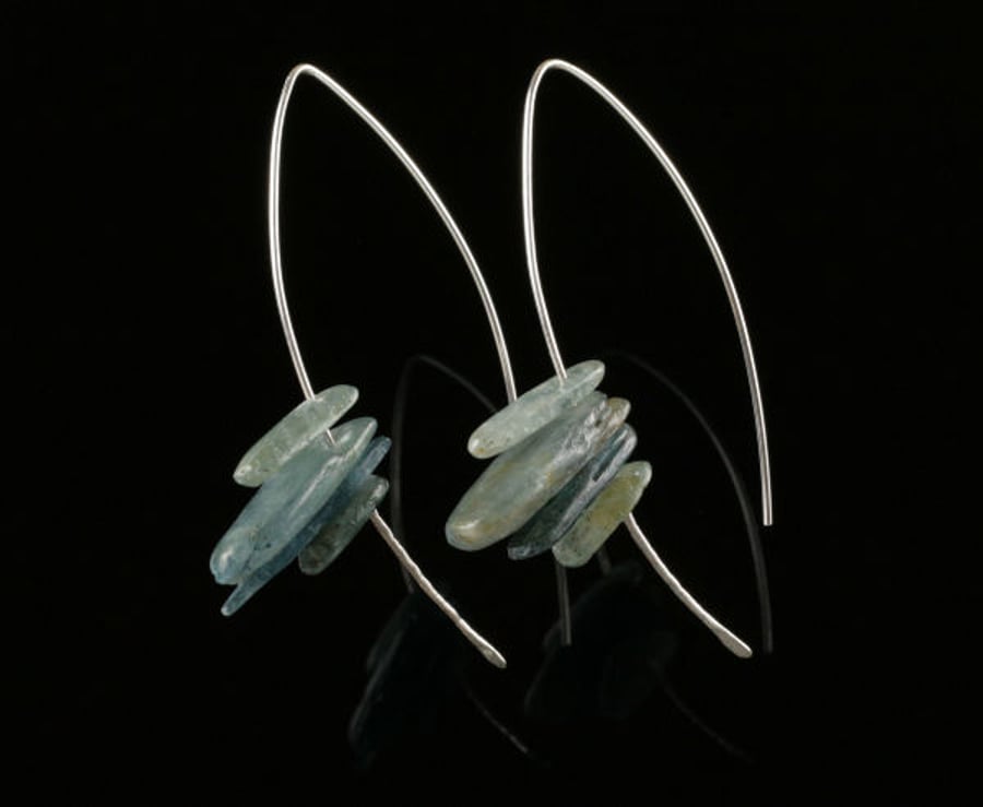 Sterling Silver Earrings with Quartz