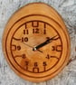 Handcrafted pine wall clock with quartz movement. - Image 3