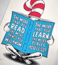 Dr.Seuss 'More!' A4 Hand Pulled Screen Print - Image 3