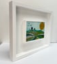 Original Framed Mixed Media Painting Of Cornish Landscape With Tin Mines - Image 3
