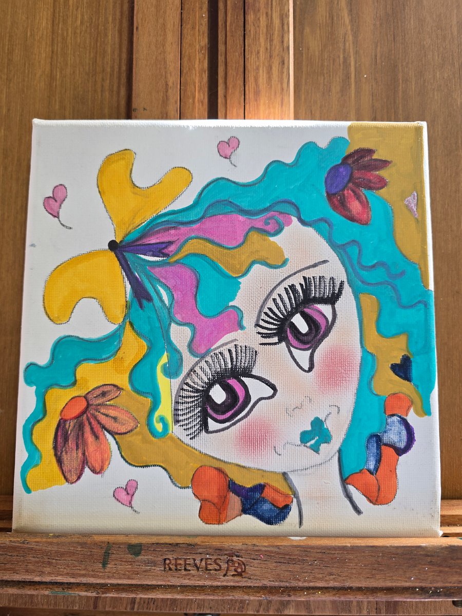 Fairy Canvas Drawing 