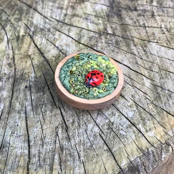 Ladybird Brooch