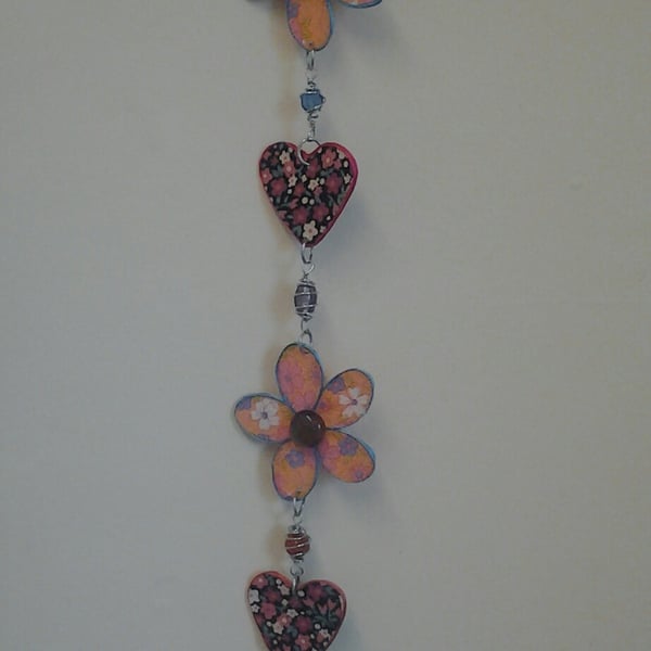 Flower and Heart Garland