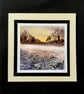 Blank Handpainted  Notelet Greetings Card Of Sun Behind Dunaverty Boat House - Image 3