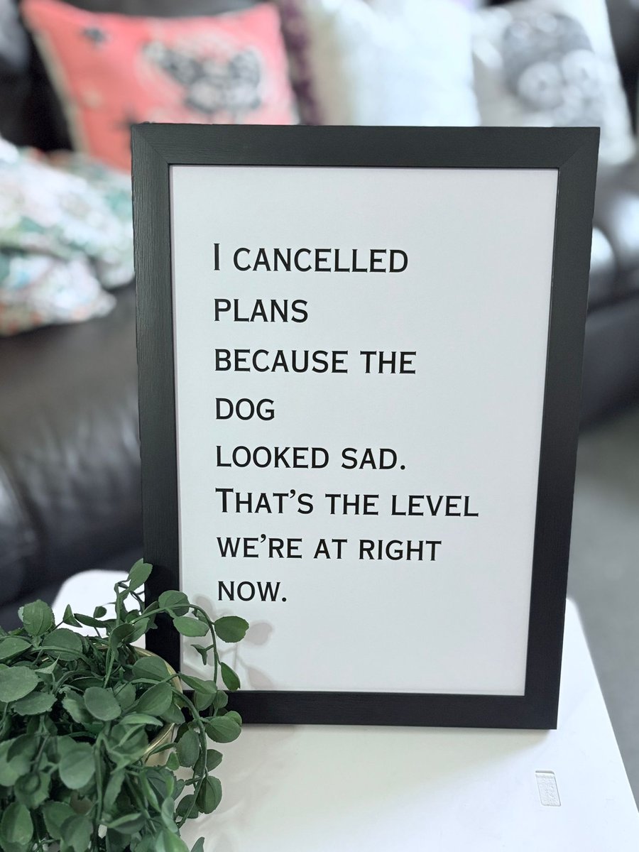 A4 Framed Funny Quote