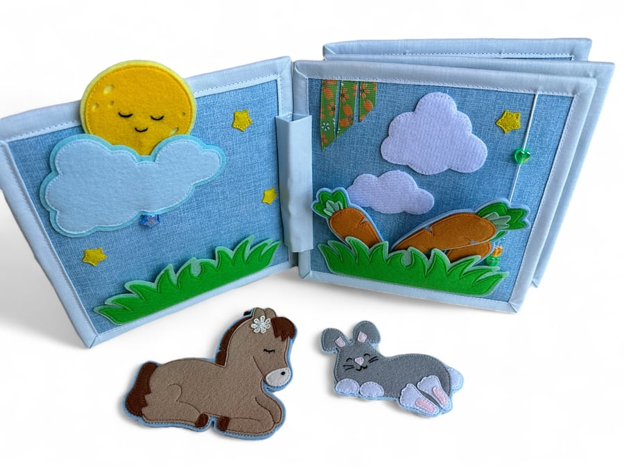 Quiet book Sleep habits baby boy girl 