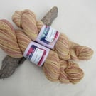 100g Honeysuckle BFL Space Dyed Natural Dye DK Yarn