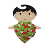 BellaOski BANDANA DRIBBLE BIB Robert Kaufman FOX Fabric HANDMADE BABY GIFT IDEA
