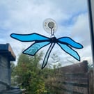 Stained glass dragon fly window decoration 